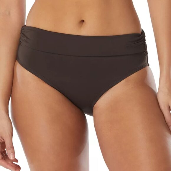 NWoT Contours By Coco Reef Women's High Waist Bikini Bottom Size L $65 12HL1009 - Picture 1 of 2